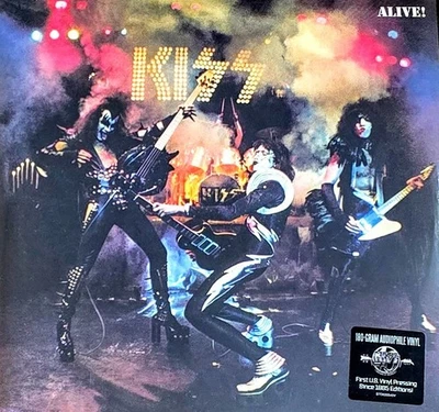 KISS ALIVE - 180-GRAM VINYL 2-LP SET " NEW, SEALED " - Image 1 of 2