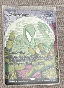 Mindbreak Trap (Borderless) - Marvel Spiderman MTG MINT Foil Instant - Trap 0011 - Bild 1 von 5