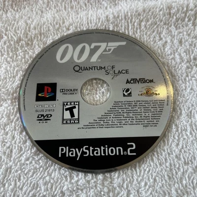 James Bond 007: Quantum of Solace (Sony PlayStation 2, 2008) PS2 Disk Only - Image 1 of 4