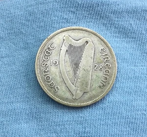 Irland Republik Silbermünze 1928 Florin 1. Jahr Typ Weltmünze KM# 7 - Bild 1 von 2