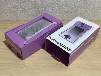 Sistema de consola portátil Nintendo GAMEBOY Micro púrpura auténtico versión Japón Foto 1 de 4