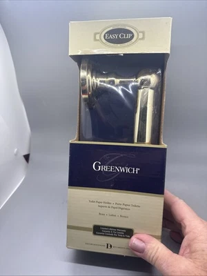 PIRUETA DE LATÓN FRANKLIN Soporte de papel higiénico pivotante 126759 latón brillante Foto 1 de 4