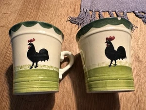 Zeller Keramik - Hahn Henne Tasse Kaffeetasse Becher - Bild 1 von 5