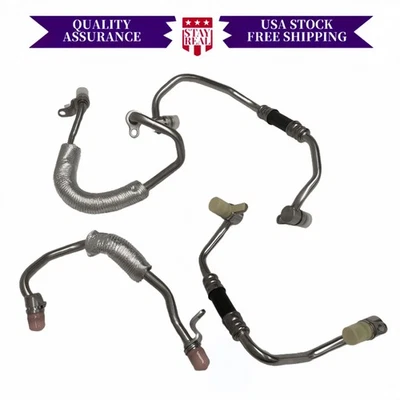 4PCS Turbo Charger Coolant Hose Line Kit For BMW 335i xDrive 335is 335xi 335is Foto 1 de 4