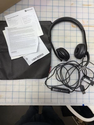 Microsoft LifeChat™ LX-6000 Black Headband Headset USB NEW IN BOX  - Image 1 of 4