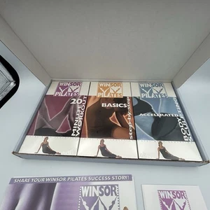 VTG NIB Winsor-Pilates Basic Body Sculpting Workout (3) VHS Tapes Exer Cardio - Picture 1 of 5
