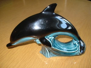 POOLE POTTERY DOLPHIN 8.5 INCH NOSE TO TAIL - Picture 1 of 2