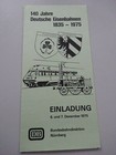 Deutsche Bundesbahn DB Werbung 140 Jahre Eisenbahn 1975