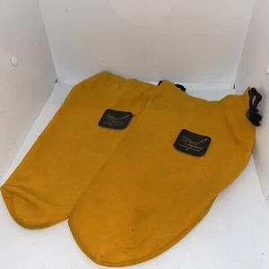 Florsheim Travel Shoe Keeper Royal Imperial 2 Shoes Bags Yellow Made In Italy - Picture 1 of 6