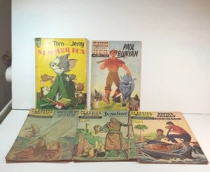 Vintage Paul Bunyan Tom und Jerry Klassiker Cartoons Malbücher und Comics - Bild 1 von 3