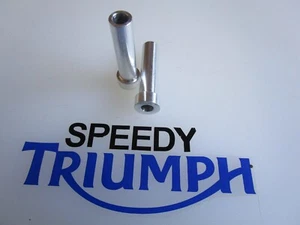 TRIUMPH THRUXTON 900 MIRROR BAR END SPACERS X 2 T2060603 - Picture 1 of 4