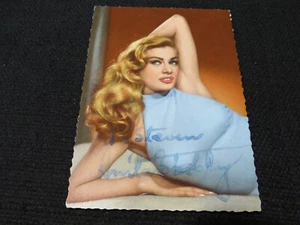 ANITA EKBERG signed Autogramm signiert auf 10x15 cm Autogrammkarte LOOK - Imagen 1 de 2