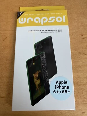 Wrapsol Strongest Protective Film Wrap For Apple Iphone 6 Plus/ 6S Plus  - Image 1 of 4