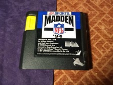 Madden NFL '94 (Sega Genesis/Mega Drive) game cart only