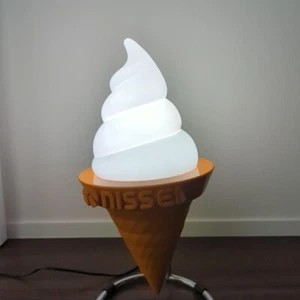 Nissei supporto gelato morbido lampada ornamentale illuminazione luce display 17,7 usato JP - Foto 1 di 9