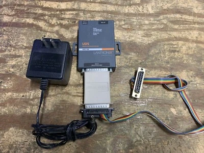 Lantronix UDS1100 One Port Serial RS232 RS422 RS485 to IP Ethernet Print Server - Image 1 of 4