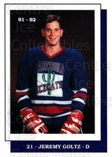 1991-92 Arizona Icecats #7 Jeremy Goltz