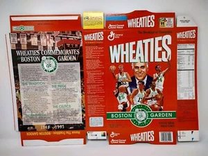 1995 Boston Garden Celtics Larry Bird Unassembled F/S Wheaties Box 23"x16" BUF - Picture 1 of 2