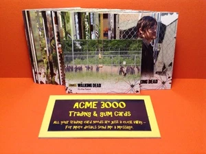 Cryptozoic Walking Dead Season 4 Part 2 - 58 Different Odd BLACK EMBOSSED CARDS - Picture 1 of 1