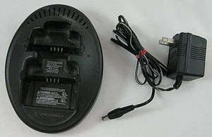 Motorola NTN8103A Charger Black + Power Adapter Nextel Box E #122911G - Picture 1 of 3