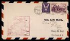 MayfairStamps US First Flight 1949 Oklahoma Ponca City to Tulsa TX Cover aaj_783