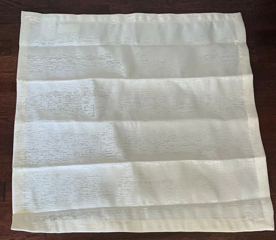 WATERFORD fine LINENS LUNAR one replacement ivory jacquard Napkin 21" x  21" - Image 1 of 1
