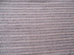#146 HANDWOVEN FABRIC 36" X 30" BEIGE ULTRASUEDE 1/4" RIBBON WOVEN W/ SILK - Picture 1 of 1