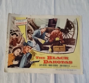 The Black Dakotas Original 11x14" Lobby Card 1954 Gary Merrill Wanda Hendrix VTG - Picture 1 of 5