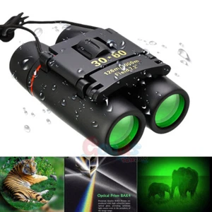 Portable Day/Night 30x60 Military Zoom Binoculars Hunting Camping+Bag - Picture 1 of 12