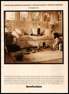 1998 Rowe Furniture Children Playing - It's Called Life - Vintage Print Ad - Picture 1 of 1