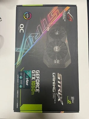 nvidia asus strix gtx 1050ti graphics card - brand new - Image 1 of 3