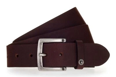 MUSTANG cinturón 40mm Leather Belt W80 Darkbrown - Imagen 1 de 2