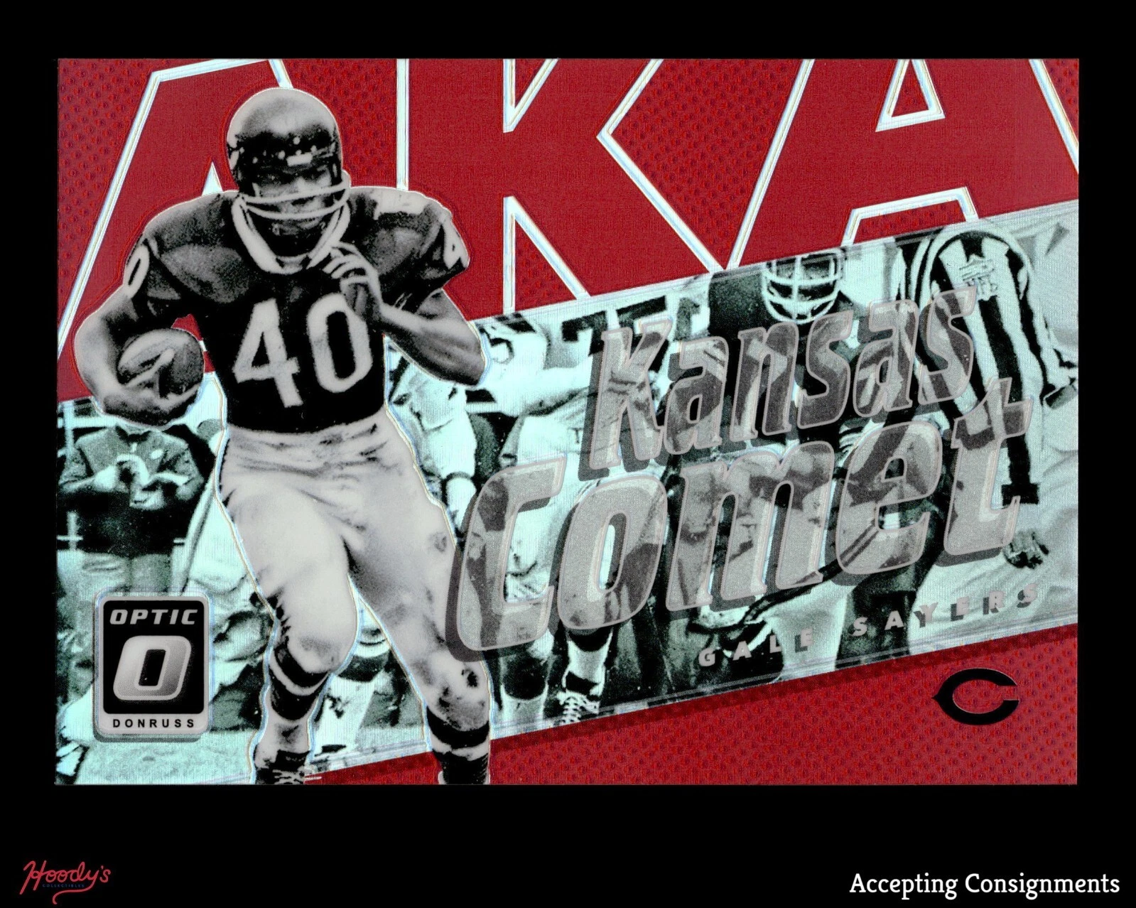 2017 Donruss Optic AKA Red #14 Gale Sayers 17/99 BEARS