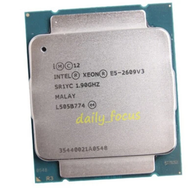 Intel Xeon E5-2609 v3 1.9 GHz LGA2011-3 6 cores SR1YC CPU Processor 15 MB - Image 1 of 4