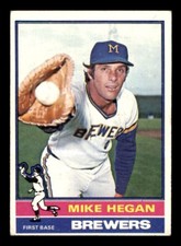1976 Topps Baseball #377 Mike Hegan VG/EX