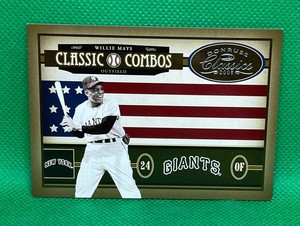 2005 DONRUSS CLASSICS WILLIE MAYS CLASSIC COMBOS /400 GIANTS