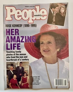 People Magazine February 6 1995 ~ Rose Kennedy ~ Keanu Reeves ~ Cary Elwes - Imagen 1 de 12