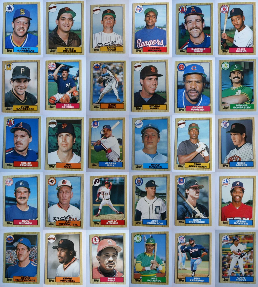 1987 Topps Traded Baseball Cards You U Pick Complete Your Set 1T-132T - Image 1 of 1