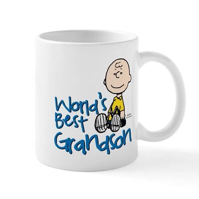 CafePress World's Best Grandson Mug 11 oz Ceramic Mug (1558008132)