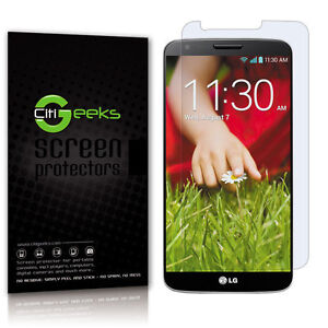 CitiGeeks® Google LG G2 Screen Protector Crystal Clear HD Film VS980 [3-Pack]