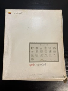Vintage Apple HyperCard Retail Box M0556 with Disks and Manual Set Untested - Afbeelding 1 van 16