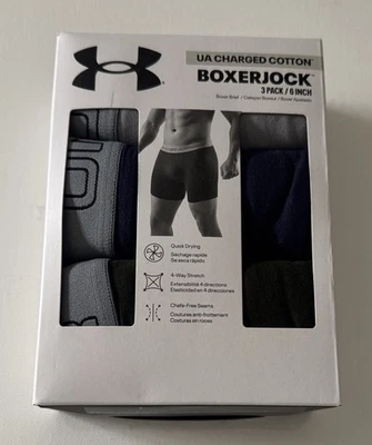 Under Armour Boxerjock Mens 5XL 3 Pack - Image 1 of 2