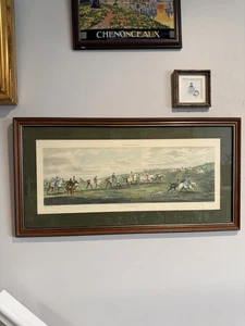 Antique 1820s Henry Alken "Newmarket Training" Aquatint Engraving Horse Print - Picture 1 of 17