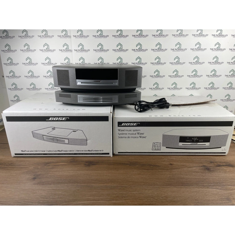 Bose Wave Music System with Multi-CD Changer + Remote + Original Boxes - TESTED! - Image 1 of 4