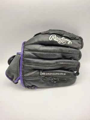 Rawlings Highlight Series 12.5" Baseball Glove Left Handed Black - HFP125BP - Image 1 of 4