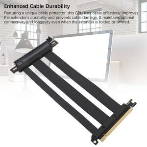 GPU Riser -Kabel PCIe 4.0 X16 Riser-Kabel Wysoka prędkość do komputera - Zdjęcie 1 z 22