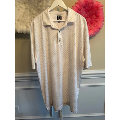 FOOTJOY POLO DIAMANTE BLANCO Y NEGRO TALLA XXL Foto 1 de 4