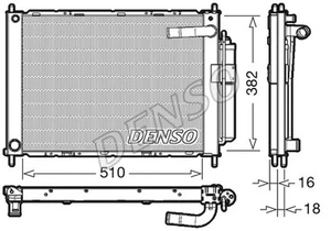 COOLER MODULE FITS: FITS FOR NISSAN MARCH III 1.2 16V/1.4 16V/1.0 16V/1.6 160 - Picture 1 of 3