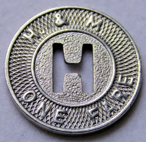 H&M - Hudson & Manhattan New York One Fare Token - Imagen 1 de 3