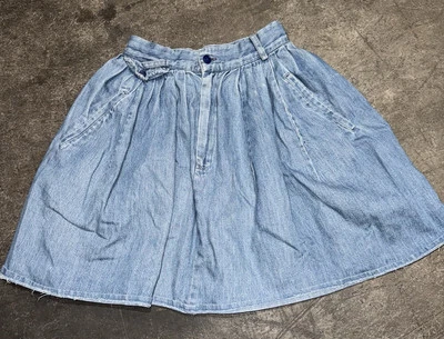 Vintage Ralph Lauren Country Denim Mini Skirt Womens 4 - Image 1 of 4